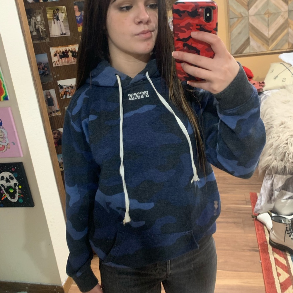 Pink Camo hoodie